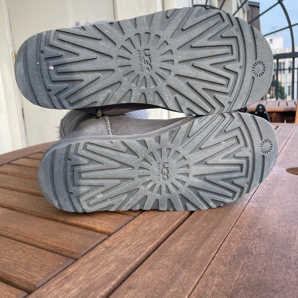 Tall Grey Button Up Uggs (Bailey Button Boot) - image 7